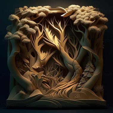 3D model st fantasy forest (STL)